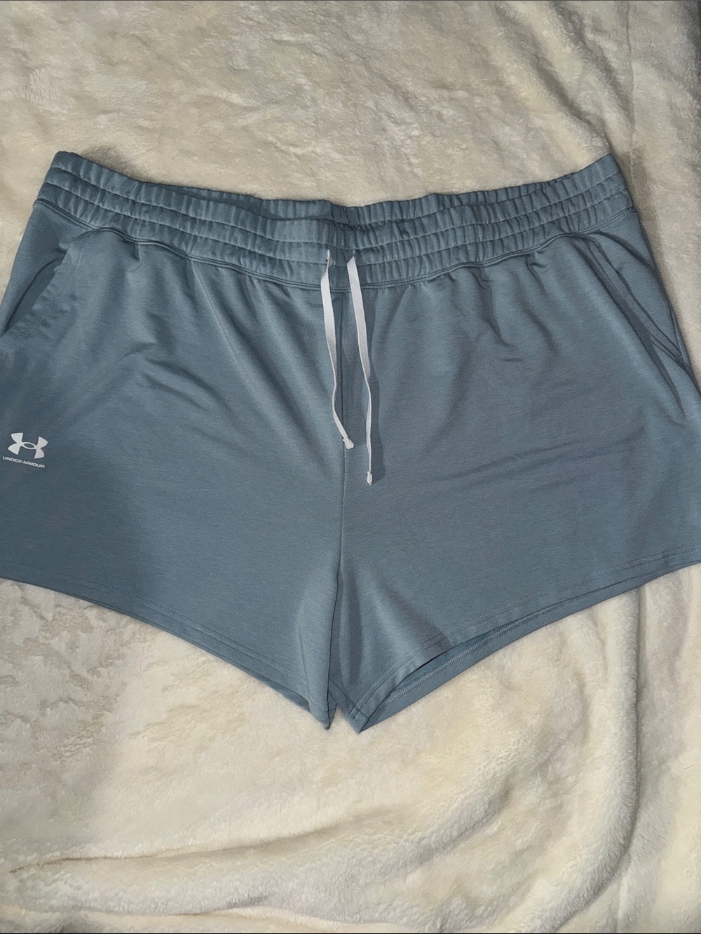 Under Armour Women's Dusty Blue Athletic Lounge Shorts